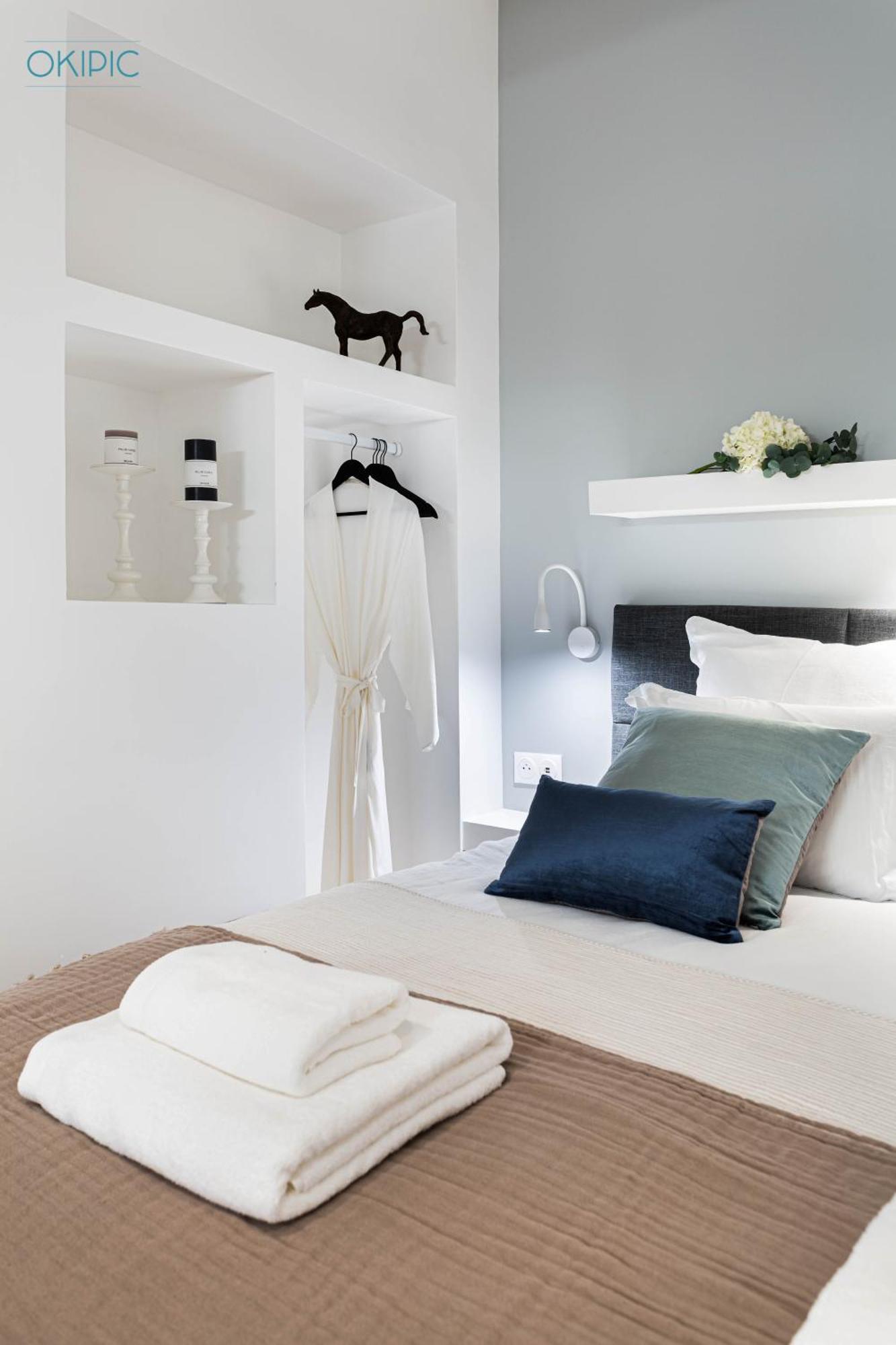 King Size Beds - Zen Monceau Appartement *